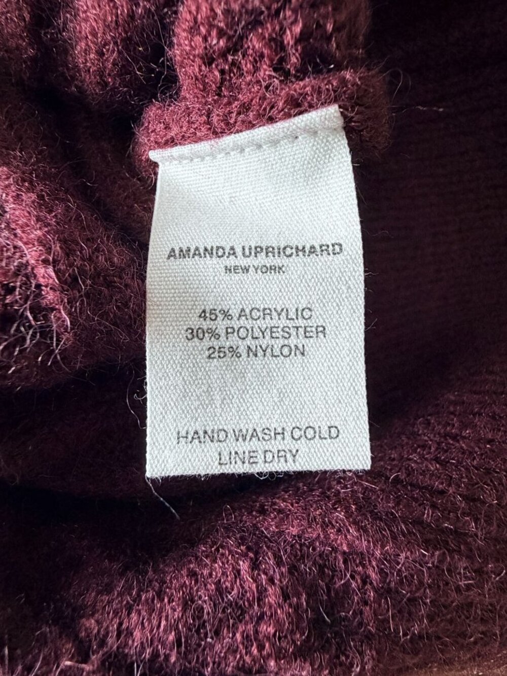 Amanda Uprichard Cambridge Vest Dress XS Burgundy NWT - Picture 5 of 7